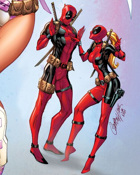 J Scott Campbell ♠️🎨 on Instagram: “Aaand... A few more ☠️💩L drawings I’ve done over the years... ⏪Swipe⏪ to see all. #deadpool #deadpool2 #deadpoolcosplay #xforce #xmen…” Female Deadpool Costume, Deadpool Halloween Costume, Deadpool Halloween, Deadpool Outfit, Domino Marvel, Cute Deadpool, Deadpool Costume, Deadpool Cosplay, Deadpool Funny