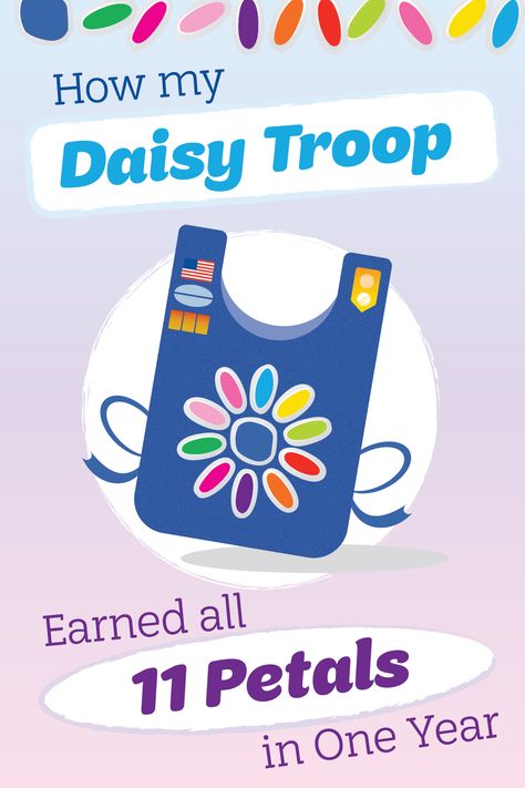 Daisy Activities, How To Earn Multiple Daisy Petals At Once, First Daisy Troop Meeting, Daisy Petals Activities, Daisy Crafts, Girl Scout Daisy Petals, Girl Scout Daisy Activities, Girl Scout Meeting Ideas, Girl Scout Troop Leader