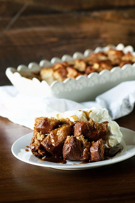 Brioche Monkey Bread Bread Pudding | Red Star Yeast Sugar Cookie Glaze, Pecan Toffee, Red Star Yeast, Monkey Bread Recipe, Yummy Bread, Croissant Bread, Apple Fritter Bread, Toffee Sauce, Sweet Dough