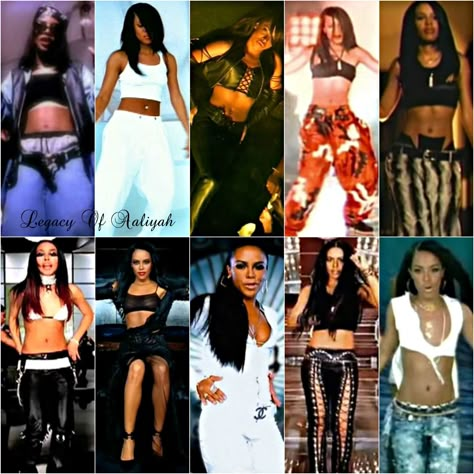 Aaliyah Leather Outfit, Aaliyah More Than A Woman Outfit, Aaliyah Style 2000s, Aaliyah Outfits 90s Costume, Aaliyah Music Video Outfits, Aaliyah Outfits 90s, Aaliyah Core Outfits, Aaliyah Style 90s Outfits, Aaliyah Inspired Outfits