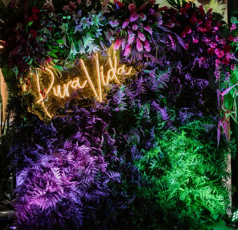 Diy Party Props, Rio Party, Havana Nights Party, Event Booth Design, Philanthropy Events, Rainforest Theme, Corporate Events Decoration, Neon Jungle, Rooftop Party