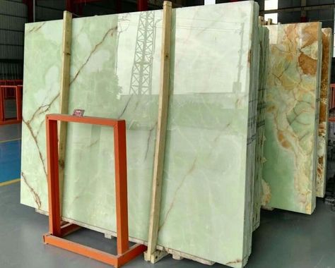 Onyx Marble Countertops, Interesting Countertops, Green Onyx Countertop, Colored Quartz Countertops, Lit Countertop, Onyx Countertops Kitchen, Green Onyx Bathroom, Green Marble Countertops, Green Marble Kitchen