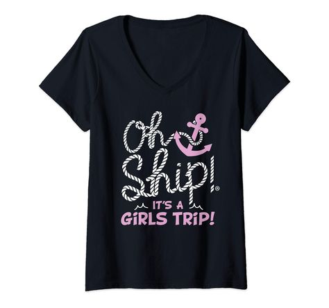 PRICES MAY VARY. Oh Ship It's a Girls Trip Girls T-Shirt. This Girls Trip T-Shirt is the perfect T-Shirt to wear while Cruising with your Best Girlfriends. Matching Cruise Shirts are the best way to kick off your next cruise trip. Oh Ship! Offers many T-Shirt designs, Be sure to check out our Oh Ship It's My Birthday, Oh Ship It's a Family Trip, Oh Ship It's an Anniversary Trip, and our Many Milestone Shirts Lightweight, Classic fit, Double-needle sleeve and bottom hem Matching Cruise Shirts, Ship Cruise, Mother Daughter Trip, Travel Tshirt, Cruise Shirts, Cruise Shirt, Wear Store, Cruise Wear, Anniversary Trips