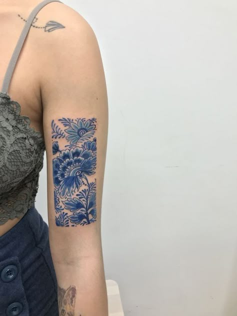 Blue Ink Tattoos, Yin Yang Tattoo, 16 Tattoo, Yang Tattoo, Blue Tattoo, Dainty Tattoos, Dope Tattoos, Simplistic Tattoos, Piercing Tattoo