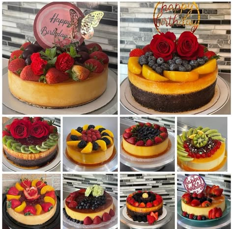 Flan Decorations Ideas, Choco Flan Birthday Cake, Fancy Tres Leches Cake, Fathers Day Baked Goods Ideas, Chocoflan Birthday Cake, Flan Cake Decoration, Choco Flan Cake, Chocoflan Decoration Ideas, Flan Ideas