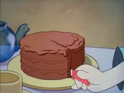 Cake Fat GIF - Cake Fat Slice - Discover & Share GIFs Animiertes Gif, 귀여운 음식 그림, Food Cartoon, Cartoon Cake, Disney Gif, Cake Videos, Cartoon Gifs, Aesthetic Gif, A Cartoon