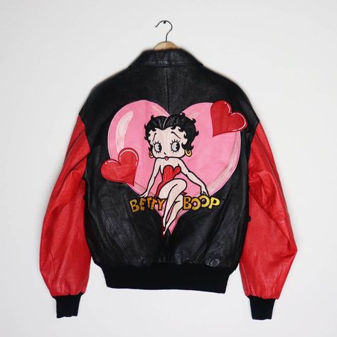 Betty Boop Accesorios, Betty Boop Jacket, E Girl Hair, Gift Wishlist, Y2k Early 2000s, Birthday Trip, Black Y2k, Fashion Aesthetics, Just Style