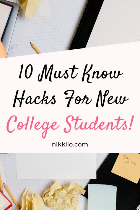 I’ve been a college student for a few years and know how overwhelming starting college can be. That’s why I’m sharing 10 college hacks to make your first few weeks as a student EASIER. This is a list of general tips on all things college: packing, buying school supplies, time management, etc. They’re simple hacks that helped me during my time as a student, and I hope they do the same for you! Tap to keep reading. Aesthetic Dorm Room Ideas, College Morning Routine, Make Friends In College, Essential School Supplies, Aesthetic Dorm Room, Starting College, College Survival Guide, Student Budget, Block Scheduling