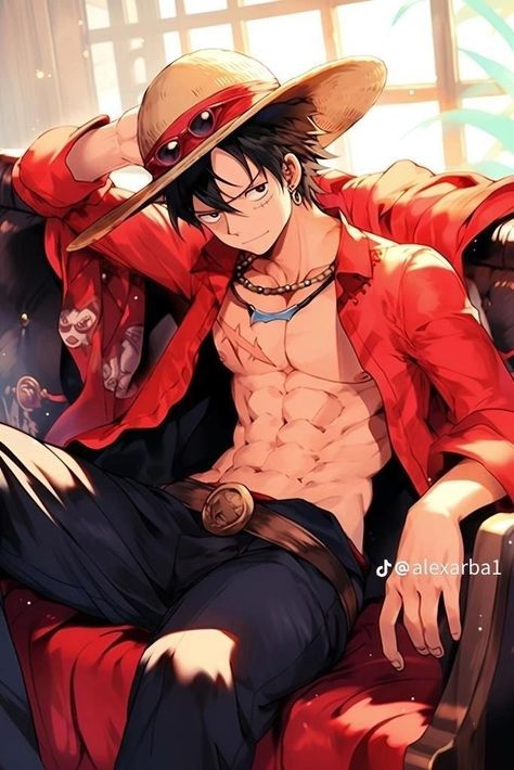 Luffy Fan Art Wallpaper, Luffy Fanart Handsome, Luffy Hot Wallpaper, One Piece Hot Characters, One Piece Fanart Luffy, Luffy X All, Luffy One Piece Fanart, Monkey D Luffy Fanart, Luffy Handsome