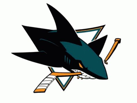 San Jose Sharks Logo, Sharks Logo, Hockey Logos, Nhl Logos, Shark Logo, Ice Hockey Teams, Winnipeg Jets, Hockey Goalie, Buffalo Sabres