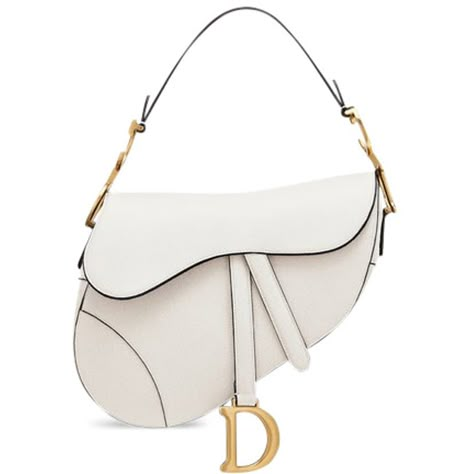 Dior White Saddle Bag, Dior White Bag, Dior Bag Saddle, White Dior Bag, Purse Png, White Saddle Bag, Bag Png, Dior Shoulder Bag, Sacs Tote Bags