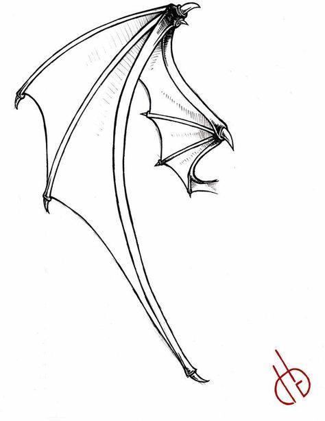 Alas Tattoo, Wings Sketch, Demon Wings, Binder Paper, Wing Tattoo Designs, Bat Tattoo, Wings Drawing, Bird Sketch, Wing Tattoo