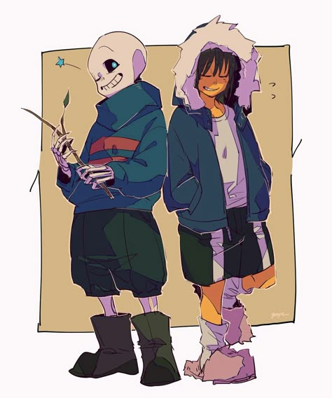 Undertale - Sans e Frisk coouel Sans Frisk, Sans E Frisk, Frans Undertale, Sans X Frisk, Undertale Comic Funny, Undertale Ships, Undertale Sans, Undertale Funny, Toby Fox