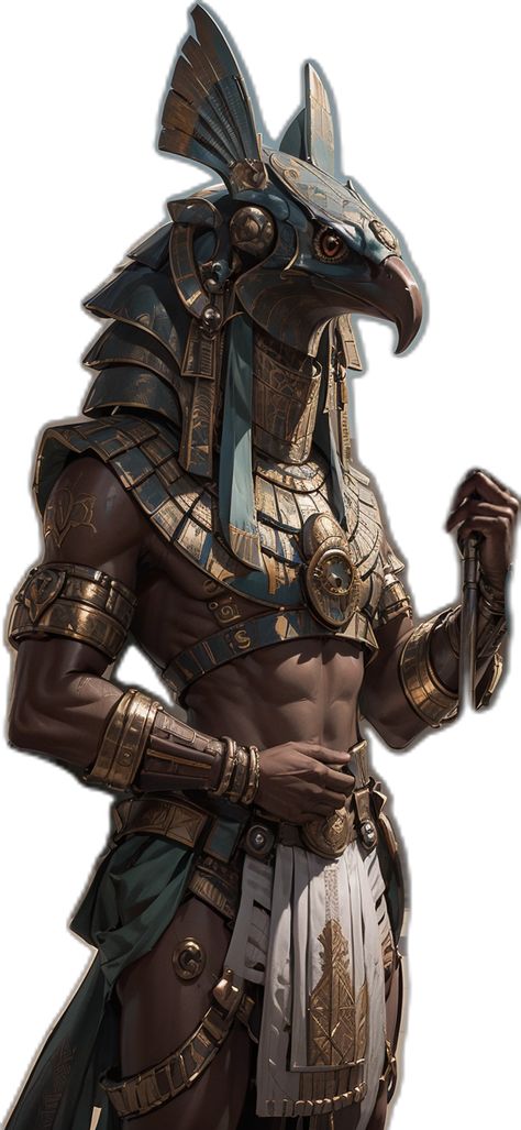 Created by Cino. Follow me for more~ Horus Gods Of Egypt, Bust Pose, Horus God, God Wallpaper, Gods Of Egypt, Wallpaper Art, Egyptian Gods, God Art, Rome