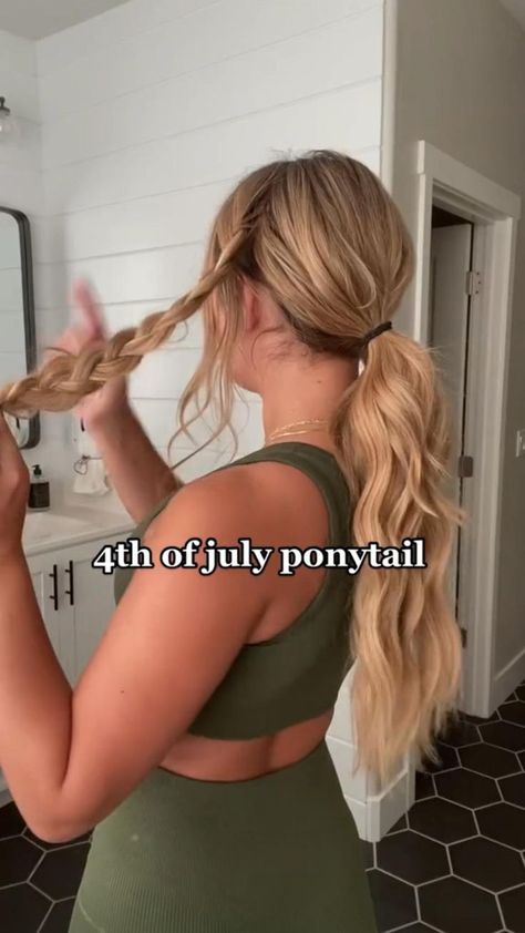 Pin on Idea Pins by you 4th Of July Hair, Hairstyle Long, Hair Tips Video, Peinados Fáciles Para Cabello Corto, Hair Stylies, Work Hairstyles, Hair Up Styles, Hairdo For Long Hair, Hair Stylist Life