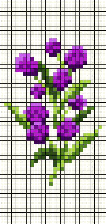 Pixel Blanket, Plant Lavender, Lavender Leaves, Crochet Wall Hangings, Alpha Pattern, Alpha Patterns, Flower Plant, Friendship Bracelet Patterns, Bracelet Patterns