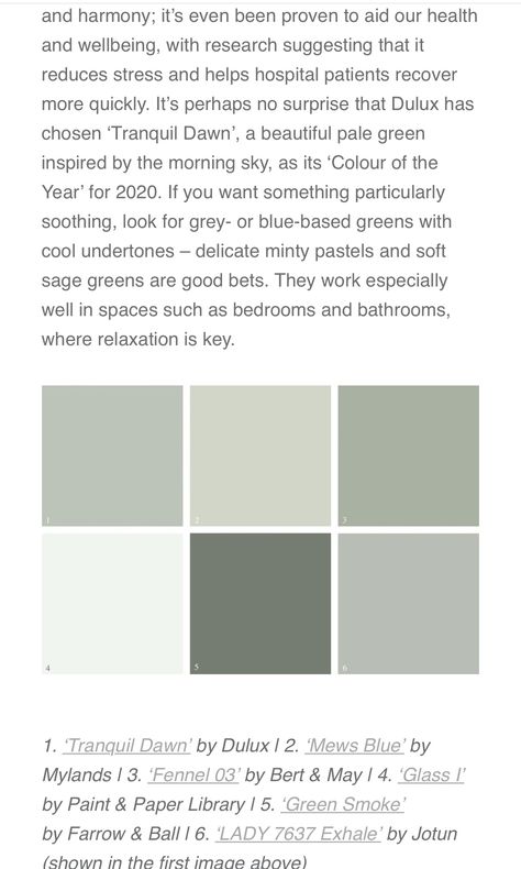 Dulux Pale Sage, Morning Sky, Cool Undertones, If You Want Something, Color Of The Year, Pale Green, Health And Wellbeing, Sage Green, How To Plan