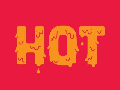 Hot Typography, Melting Typography, Melting Font, Melting Letters, Typography Fonts Handwriting, Christophe Jacrot, Typography Logo Fonts, Kent State University, Kent State