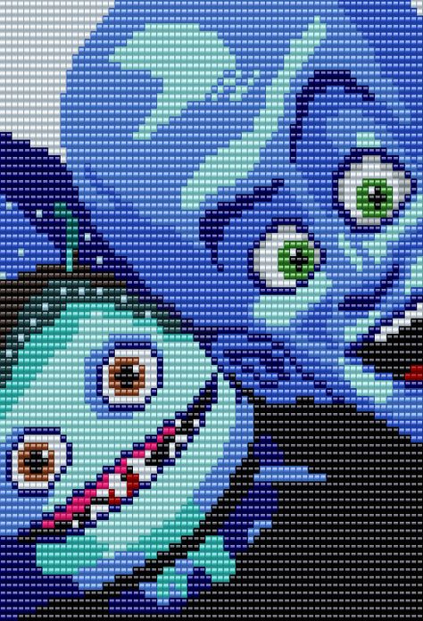 Megamind selfie poster Square Grid Pattern  70 Columns X 80 Rows Pattern by Man in the Book Megamind Pixel Art, Honk The Musical, Square Grid Pattern, Poster Square, Bracelet Book, Needlepoint Ideas, Perler Creations, Pixel Beads, Square Grid