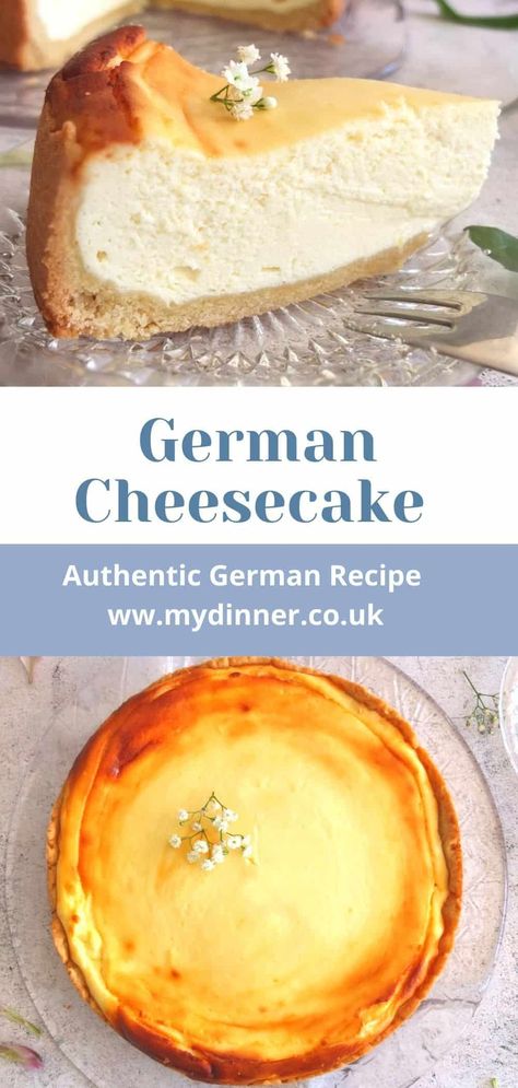 German Baked Cheesecake, German Desserts Easy Simple, Easy German Recipes Desserts, German Cheesecake Authentic, German Authentic Recipes, German Cakes Traditional, German Food Recipes Authentic, German Desserts Authentic, German Recipes Traditional