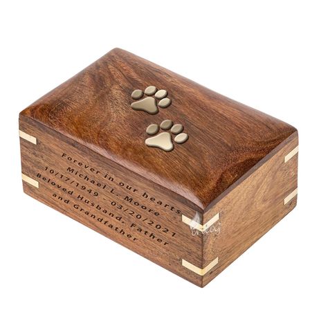 Wood Pet Urn, Wooden Pet Urn, Dog Cremation, Cremation Boxes, Urn Ashes, Pet Urns Dogs, Pet Cremation Urns, Cat Urns, Dog Urns