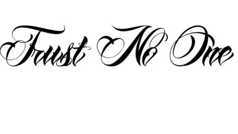 Trust No One Tattoo, Lettering Chicano, Tattoo Font Styles, Tattoo Name Fonts, Arm Tattoos For Guys Forearm, Leg Sleeve Tattoos, Leg Tattoo Ideas, One Tattoo, Small Chest Tattoos