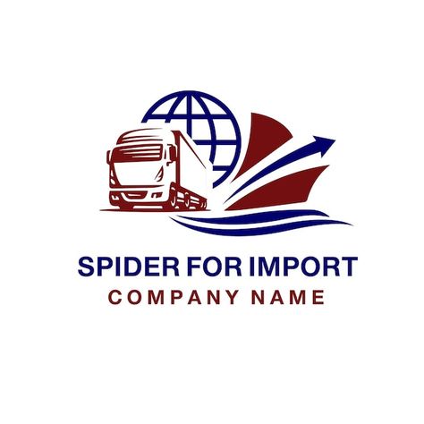 Vector logo transportation logistics and... | Premium Vector #Freepik #vector Transport Logo Inspiration, Transportation Logo Ideas, Logistics Logo Transportation, Logistics Logo Design Ideas, Transport Logo Design Ideas, Transportation Company Logo, Logistic Logo Design, Transport Company Logo, Logistics Company Logo