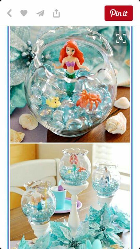 Ariel Birthday Party, The Little Mermaid Party, Little Mermaid Birthday Party, Ariel Party, Mermaid Birthday Party Decorations, Easy Party Decorations, Mermaid Party Ideas, Ariel Birthday, Little Mermaid Party