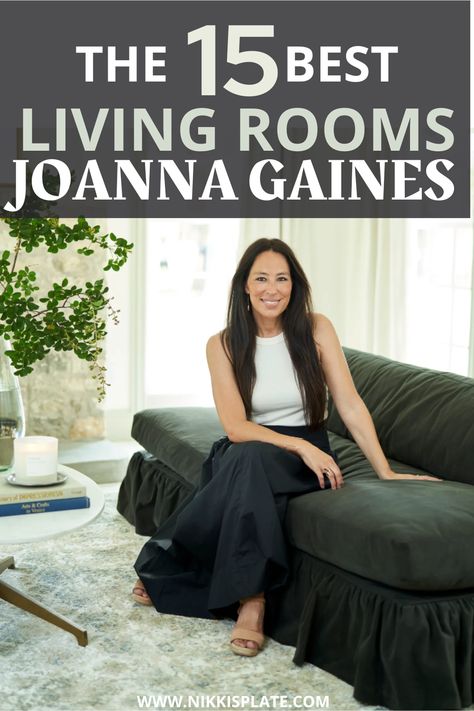 15 Best Living Rooms by Joanna Gaines; A roundup post of the most popular living rooms by Joanna Gaines! HGTV’s Fixer Upper star. Farmhouse rustic and modern charm. Living Room Renovations. Chip And Joanna Gaines Fixer Upper Houses, Joanna Gaines Family Room Ideas, Joanna Gaines Area Rug Living Room, Rustic Living Room Couch Ideas, Joanna Gaines Design Ideas, Joanna Gaines Design Living Room, Magnolia Homes Joanna Gaines Farmhouse Living Rooms, Joanna Gaines Modern Farmhouse, Joanna Gaines Area Rugs