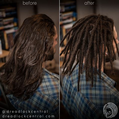 Instant Locs on Straight Caucasian Hair Locs On Straight Hair, Dreads Straight Hair, Locs On Caucasian Hair, Straight Hair Dreadlocks, How To Get Dreadlocks, Instant Locs, High Top Dreads, How To Make Dreadlocks, Hispanic Hair