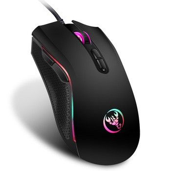 Hongsund High-end optical professional gaming mouse with 7 bright colors LED backlit and ergonomics design For LOL CS Pc Mouse, Gaming Mice, Mouse Computer, Laptop Mouse, E Sports, Pc Computer, Ergonomic Mouse, Mac Os, Gaming Computer