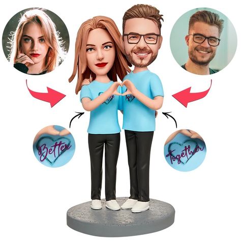 Exciting news! Our latest collection has just landed, showcasing breathtaking new designs and essential items for the season. Discover and shop our New Arrivals today! Blue Couple Outfit Forever Together Custom Bobblehead with Engraved Text https://digivirt.co/products/blue-couple-outfit-forever-together-custom-bobblehead-with-engraved-text DigiVirt #NewArrivals #FreshStyles #ShopNow #FashionTrends #LatestFashion Blue Couple, Forever Together, Person Standing, How To Make Shorts, Product Pictures, Bobble Head, 365 Days, Short Hairstyles, Customized Gifts