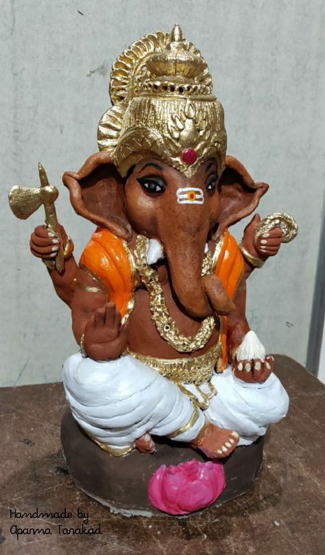 Ganpati 2023, Ganpati Paintings, Handmade Ganesha, Clay Ganesha, Ganesh Art Paintings, Ganesha Idol, Shri Ganesh Images, Ganesh Idol, Ganpati Decoration Design