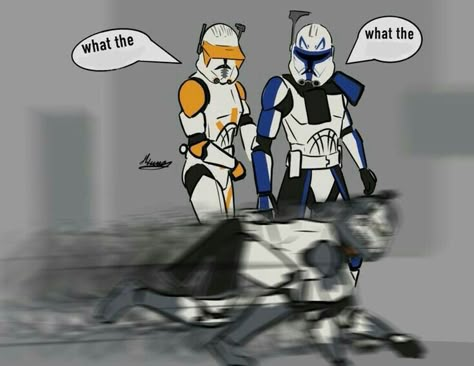 Clone Wars Art, Star Wars Trooper, Clone Troopers, Star Wars Jokes, Star Wars Drawings, Star Wars 2, Star Wars Comics, Bad Batch, Star Wars Wallpaper