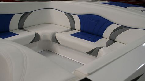 Boat Upholstery in Lake Havasu City Boat Upholstery Ideas, Bowrider Boats, Boat Diy, Boat Upholstery, Marine Upholstery, Boat Interiors, Jet Boat, Boat Seats, Upholstery Ideas