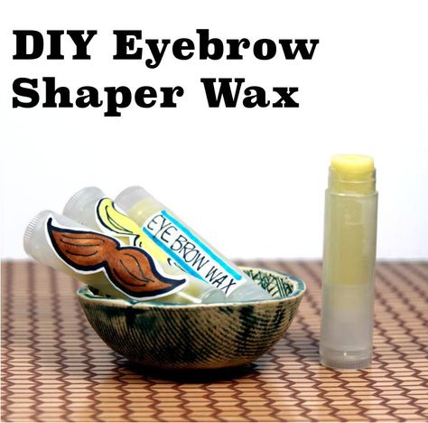 DIY Eyebrow Shaper Wax Diy Eyebrow Waxing, Eyebrow Shaping Waxing, Diy Eyebrow, Eyebrow Wax, Waxing Tips, Herbal Hair Growth, Naturally Pretty, Bath Items, Mustache Wax