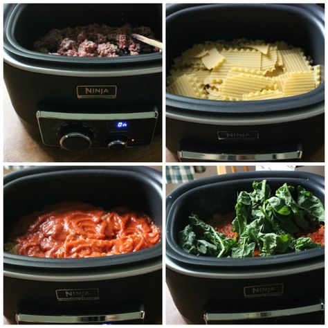 Ninja cooking system  I made this and I love it. I have made it twice. Ninja Lasagna Recipe, Ninja Crockpot, Ninja Blender Recipes, Healthy Skillet, Skillet Lasagna Recipe, Ninja Cooking System, Healthy Lasagna, Ninja Cooking System Recipes, Multi Cooker Recipes