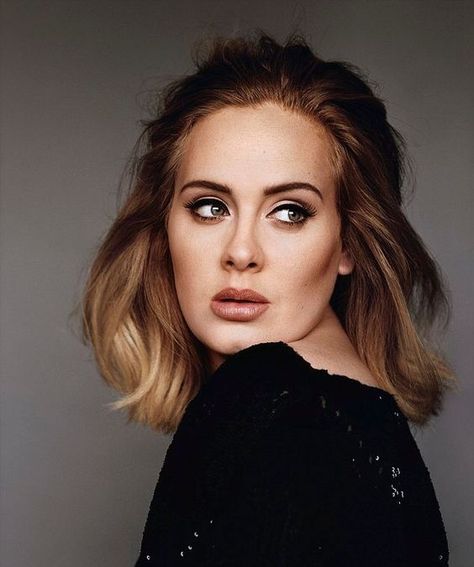 Adele Bob, Adele Quotes, Avery Ovard, Adele Hair, Aaron Carpenter, Medium Length Bobs, Tousled Bob, Logan Lerman, Top Hits