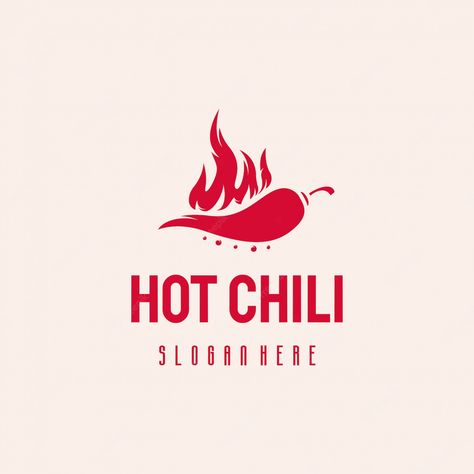 Chili Logo Design, Chili Logo, Chicken Restaurant Logos, Food Symbol, Spice Food, Grill Logo, Fire Chicken, Food Logo Design Inspiration, Chicken Logo