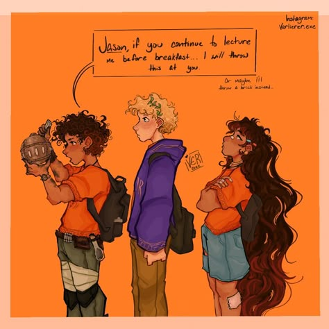 Jason And Piper, Piper And Jason, The Lost Hero, Percy Jackson Quotes, Percy Jackson Fan Art, Percy Jackson Characters, Percy Jackson Memes, Leo Valdez, Percy Jackson Art