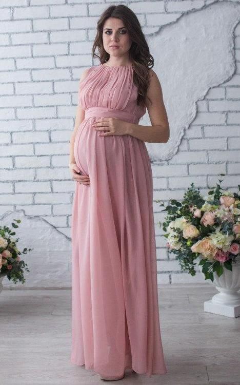 Chiffon maternity gown