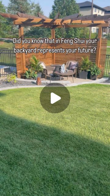 Jill Ethier - Feng Shui Consultant + Teacher on Instagram: "Your backyard, deck or patio represents your future in Feng Shui.

Just like you lay the Bagua Map on your home, you can lay the Bagua Map on your yard or deck as well. 

This means that the back left corner represents your ABUNDANCE. Just like in your home, you want to add the element of wood and the color green to boost the energy in this area. You can also add a water feature (a fountain for flowing money or a pond for stored wealth) and the color purple and red. 

To learn more money energy Feng Shui cures, follow and comment ABUNDANCE for a free guidebook. (If you’re not following me, you like won’t receive the message with the free guidebook). 

Questions? Be sure to ask!

Happy Feng Shui’ing!" Money Energy, Bagua Map, The Color Green, The Color Purple, Backyard Deck, A Pond, Water Feature, You Lied, More Money