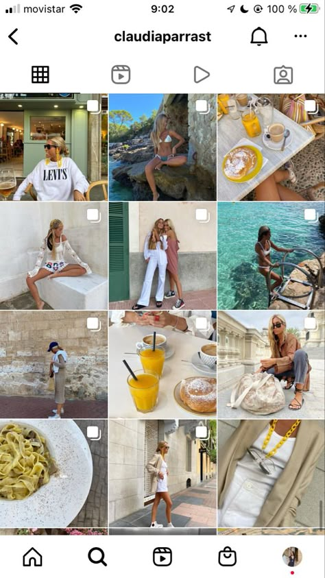 Italy Feed Instagram, European Summer Instagram Feed, Aesthetic Instagram Layout Ideas, Casual Instagram Feed, Summer Instagram Feed, Ericeira Portugal, Summer Feed Instagram, Instagram Feed Goals, Summer Feed