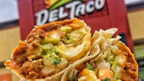 Del Taco Green Sauce Recipe, Del Taco Beans Recipe, Del Taco Copycat Recipes, Del Taco Secret Sauce, Del Taco Secret Sauce Recipe, Taco Bell Secret Menu, Bean And Cheese Burrito, Secret Sauce Recipe, Green Sauce Recipe