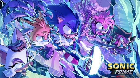 Evan Stanley, Sonic And Friends, Sonic Prime, Sonic Franchise, Sonic 3, Hedgehog Art, Sonic And Shadow, Sonic Fan Art, Sonic Art