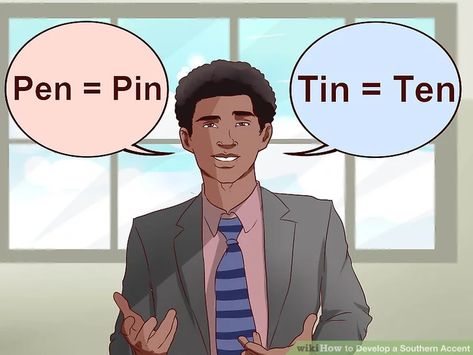 3 Ways to Develop a Southern Accent - wikiHow Southern Women Quotes, Ecclesiastes 4:9-10, Southern Phrases, Southern Accent, Southern United States, Vocal Exercises, Southern Accents, Drama Games, Southern Sayings