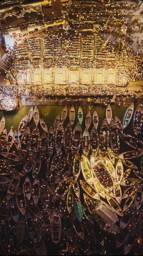 Aerial shot of Holi in Varanasi, India. Image by Josiah William Gordon via Instagram stories Festival Of Lights, Festival Lights, Varanasi, The Festival, Instagram Story, Festival, India, Instagram, Art