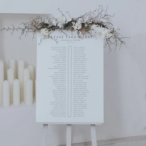 Table Plan Ideas, Wedding Lilac, Minimal Table, Table Seating Chart, Wedding Table Seating, Diy Wedding Table, Wedding Details Card, Wedding Table Plan, Seating Plan Wedding