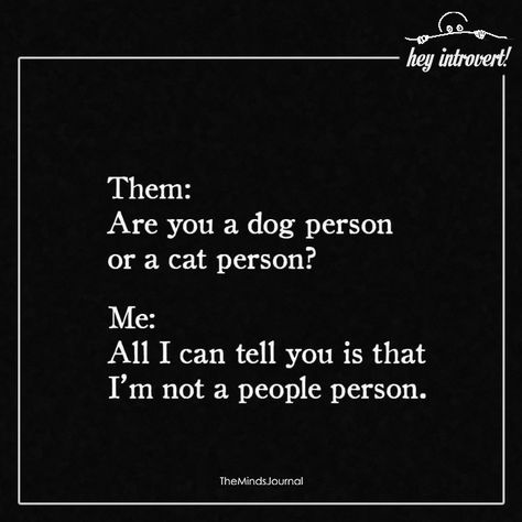 Cat People Vs Dog People Memes, Quote About Animals, Dog Person Quotes, Crazy Quotes Funny, Cat Person Quotes, Fur Quotes, Hilarious Funny Quotes, Loner Quotes, Boxer Quotes