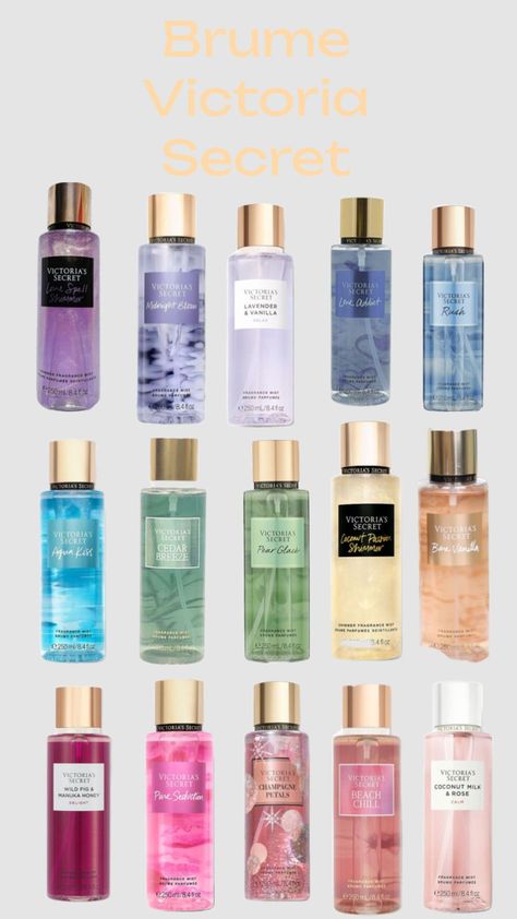 Brume, Victoria’s Secret Victoria Secret Perfume Collection, Victoria Secret Spray, Victoria Secret Body Mist, Victoria Secret Love Spell, Victoria Secret Perfume, Vanilla Fragrance, Luxury Lifestyle Dreams, Body Skin Care Routine, Miss Dior